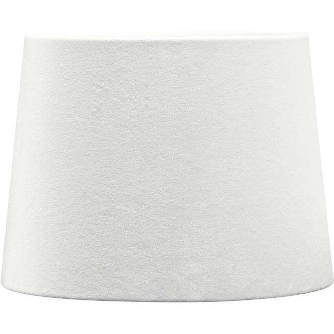 Duży abażur do lampy stojącej biały aksamit 40cm